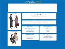 Tablet Screenshot of emploi.beabase.com